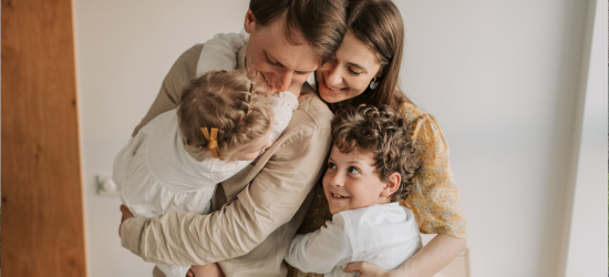 4人家族の家のイメージ